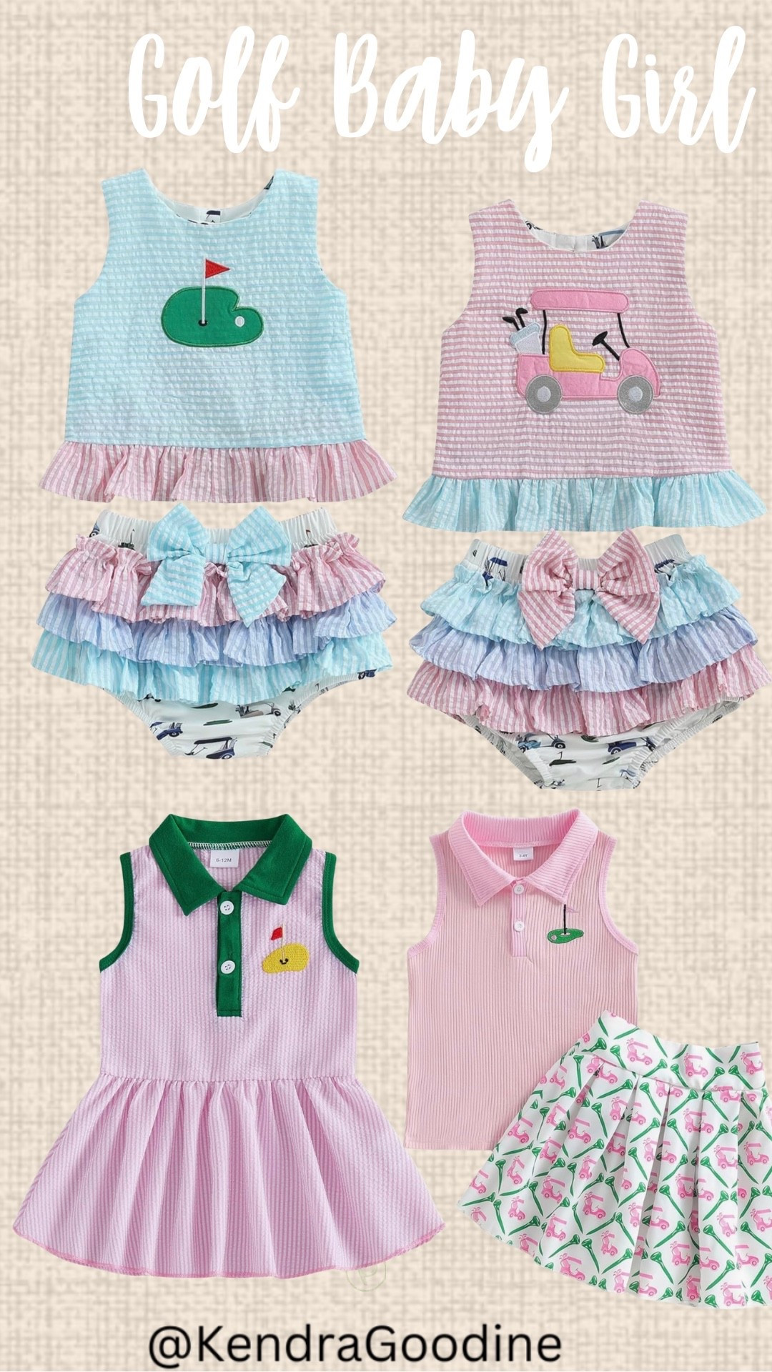 Golf babygirl outfits for babies & toddlers

#LTKBaby #LTKBump #LTKKids