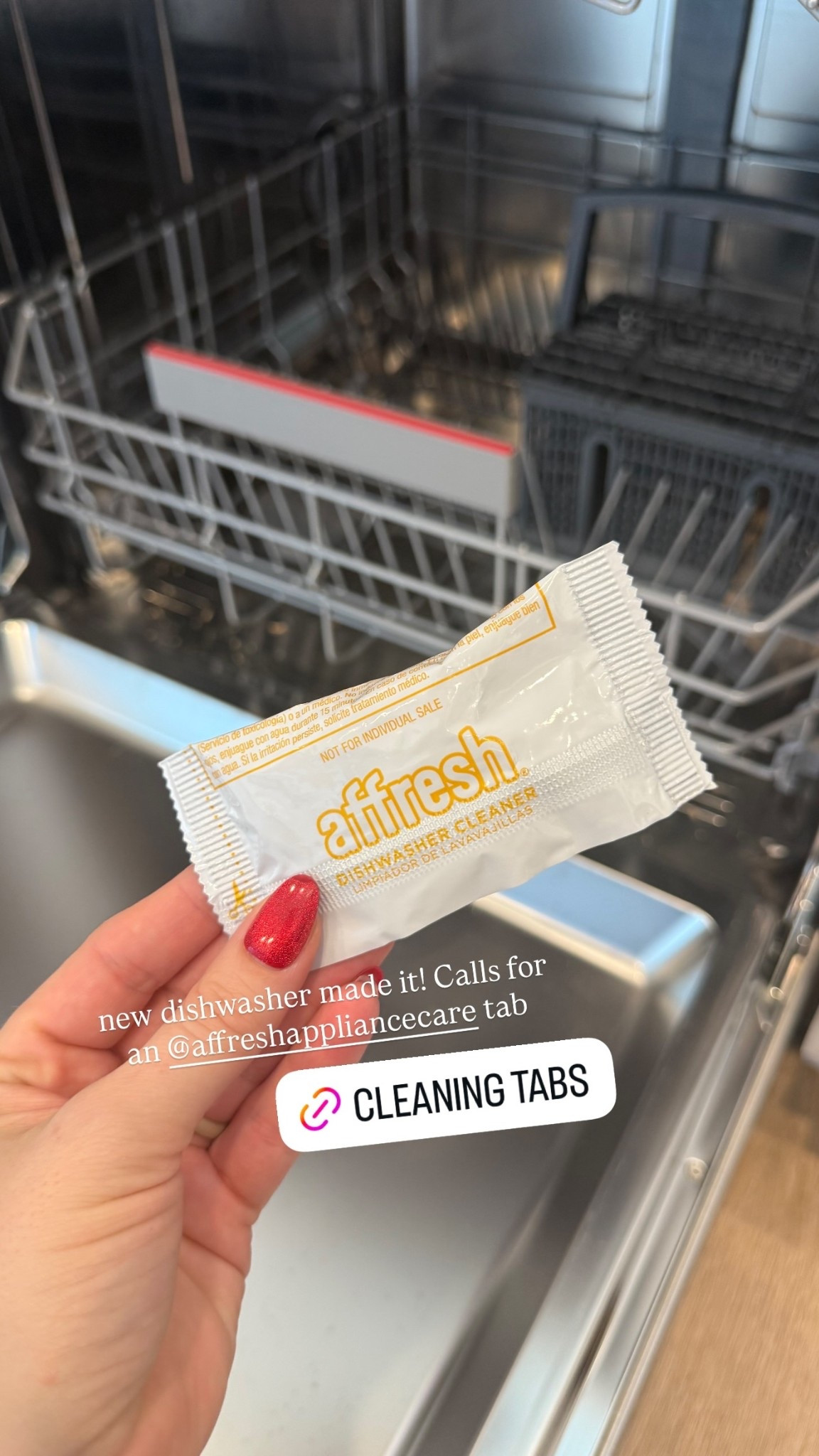 new dishwasher made it! Calls for an @affreshappliancecare tab

#LTKHome #LTKFindsUnder50 #LTKdayinmylife