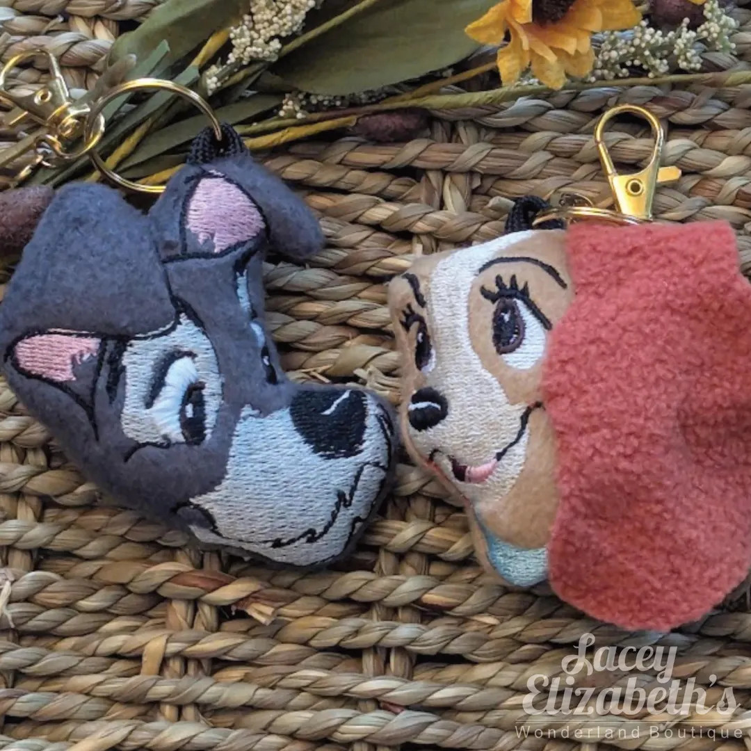 Lady & Tramp Inspired Keychain Friends | Etsy (US)