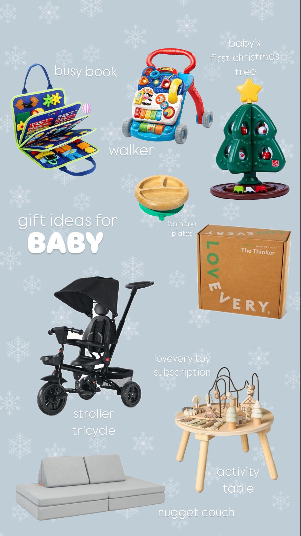 gift guide for the baby/toddler in your life. 🎁🎄 my sweet boy just turned 1 and loves all of these products and i think your little would too! 

#LTKBaby #LTKHoliday #LTKGiftGuide