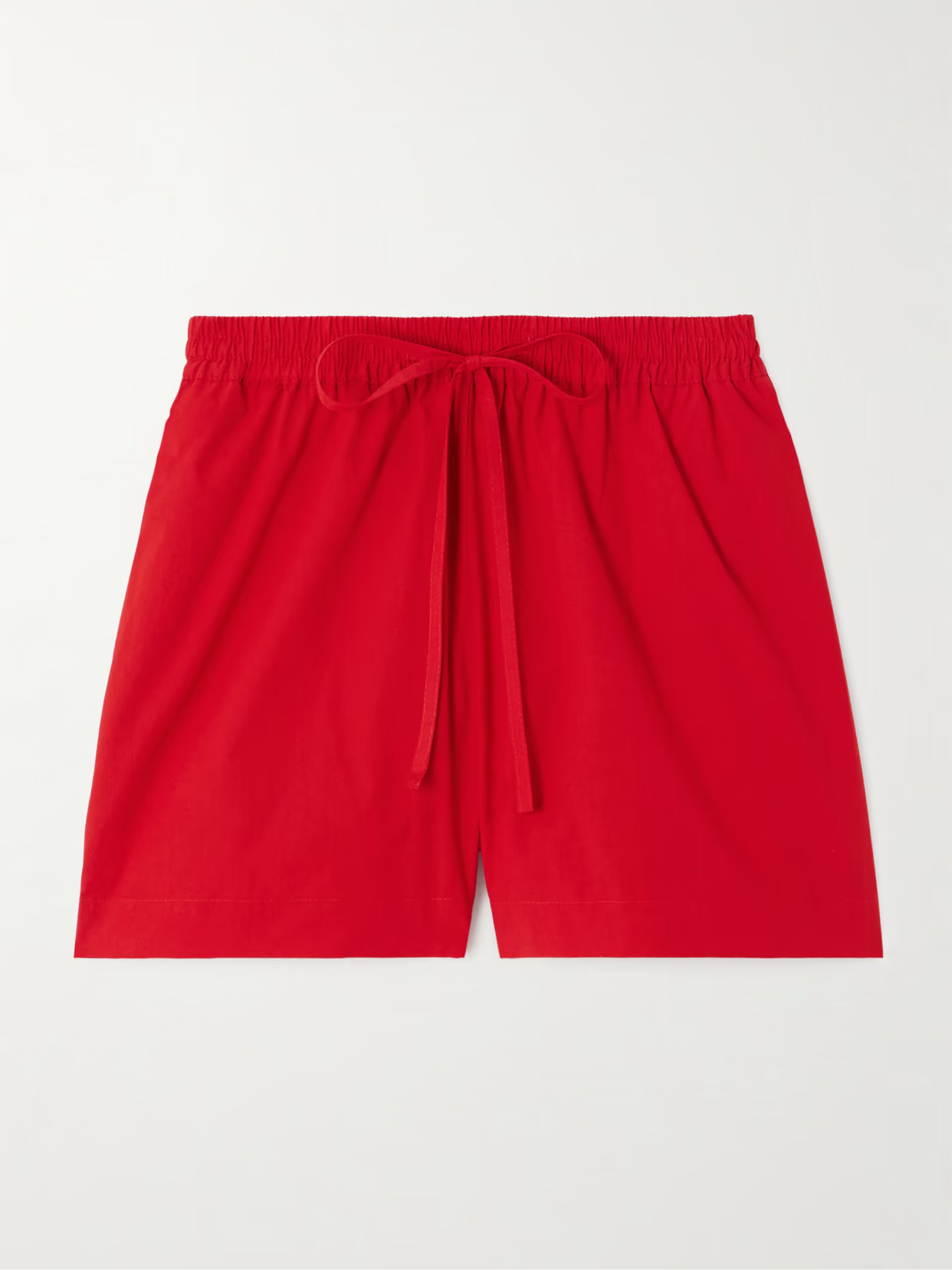 Matteau - Organic Cotton-poplin Shorts - Red | NET-A-PORTER (UK & EU)