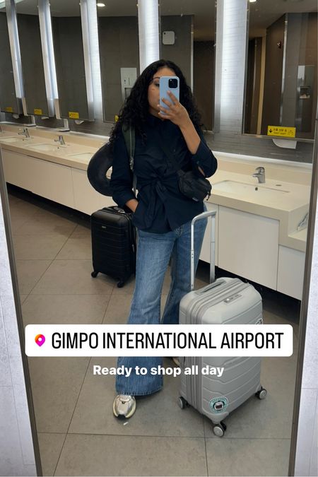 Ready to shop all day in Seoul. 

Airport outfit, best carryon, Amazon carryon, Amazon travel essentials

#LTKtravel #LTKitbag #LTKSeasonal