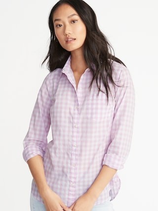 Relaxed Printed Classic Shirt for Women | Old Navy US