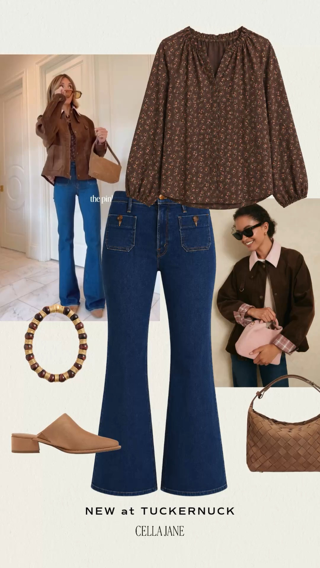 My recent fall haul from @Tuckernuck  

I'm 5'7 wearing my true size 25 in jeans and small in tops and jacket.

#LTKfall #LTKjeans