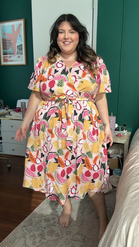 Dress 2 from Bloomchic! The fruits are very cute and it comes with pockets  

#LTKworkwear #LTKfindsunder50 #LTKplussize