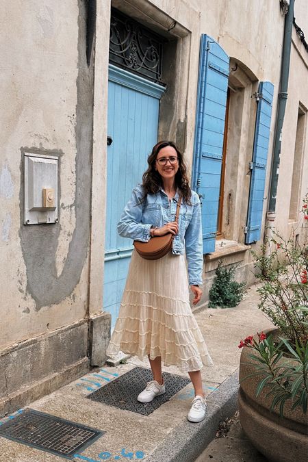 Today’s outfit for exploring the charming towns of Arles and Saint Remy de Provence! 🩵🇫🇷 can’t go wrong with a sundress and sneakers 

#LTKTravel #LTKStyleTip