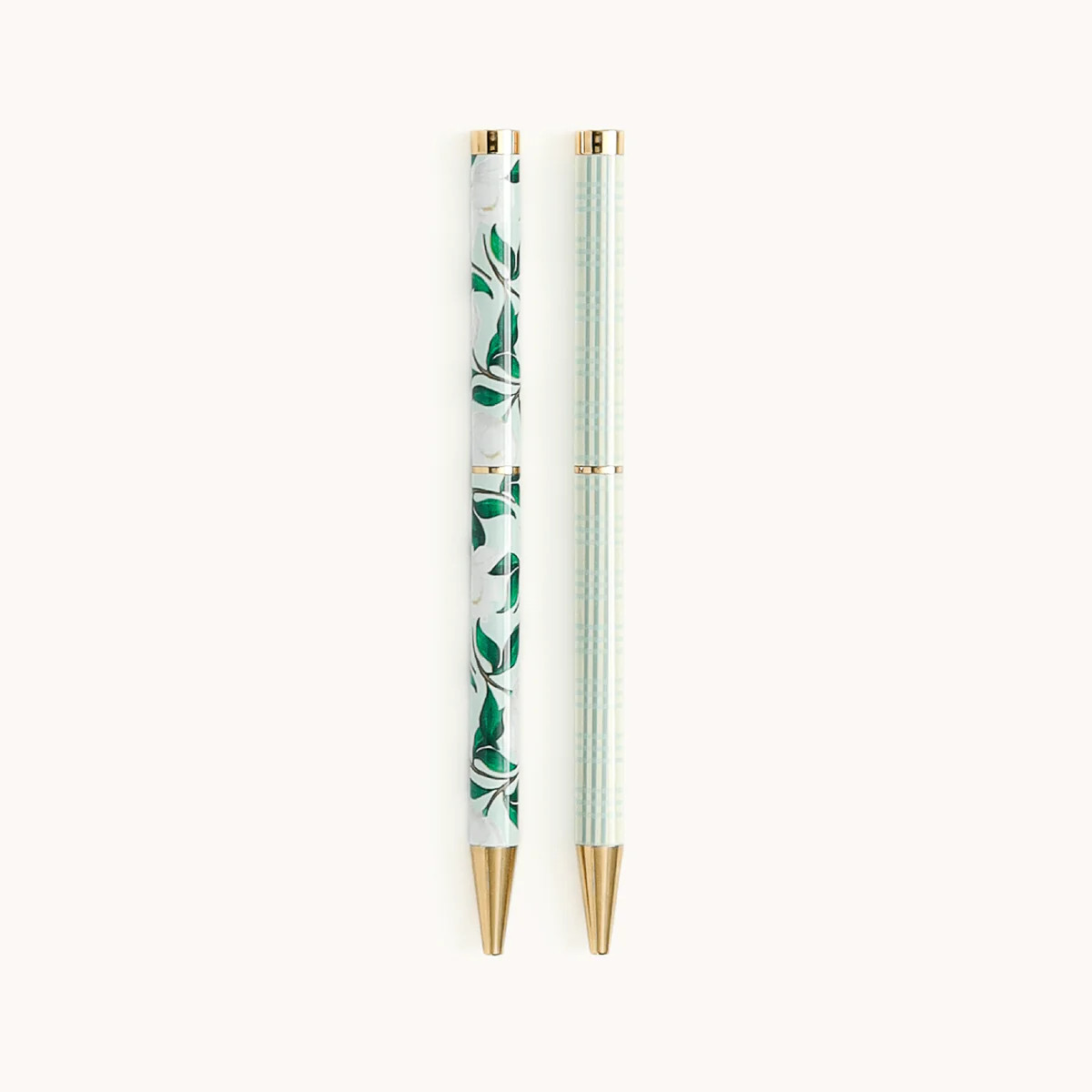 Twist Pen Set - Pistachio Plaid & Savannah Blooms | Simplified by Emily Ley
