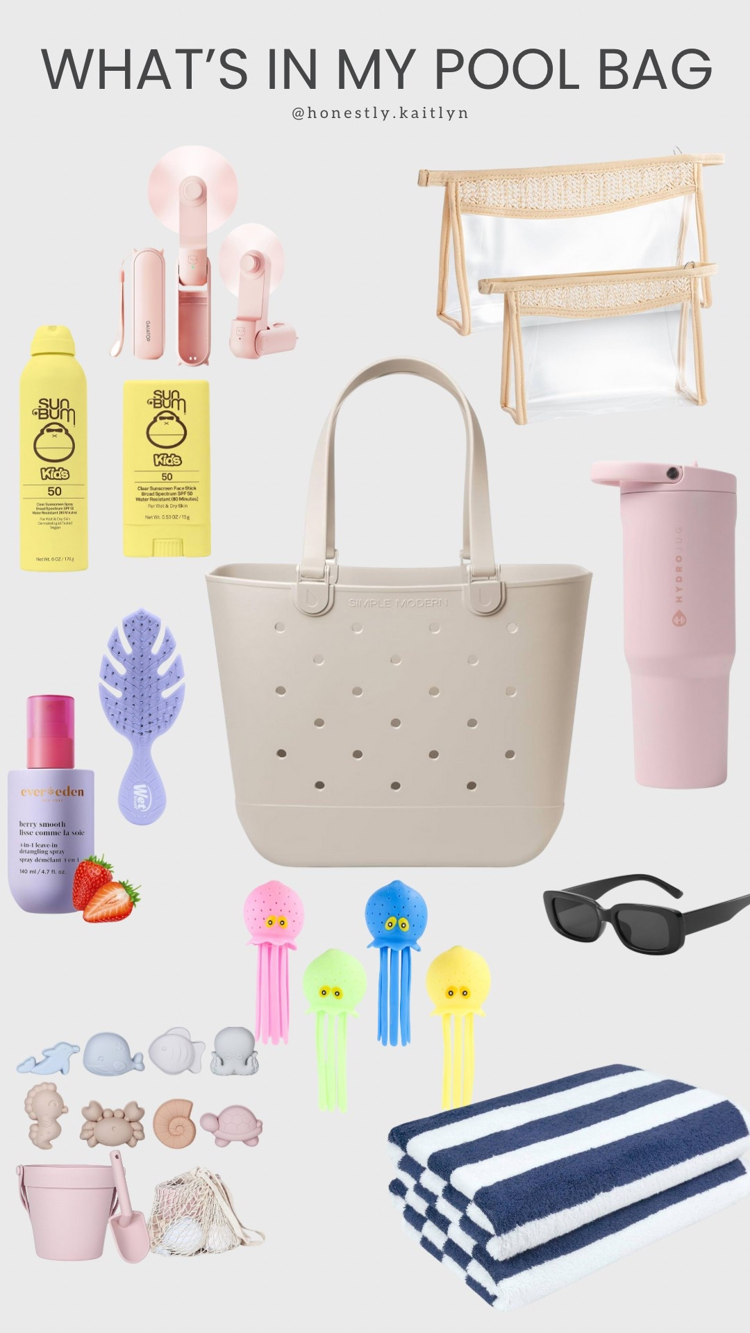 Pool bag must haves for mom and kids. I have the XL bag and it’s so good! Big enough for everything (including towels) and is super easy to clean. 

#LTKFamily #LTKSwim