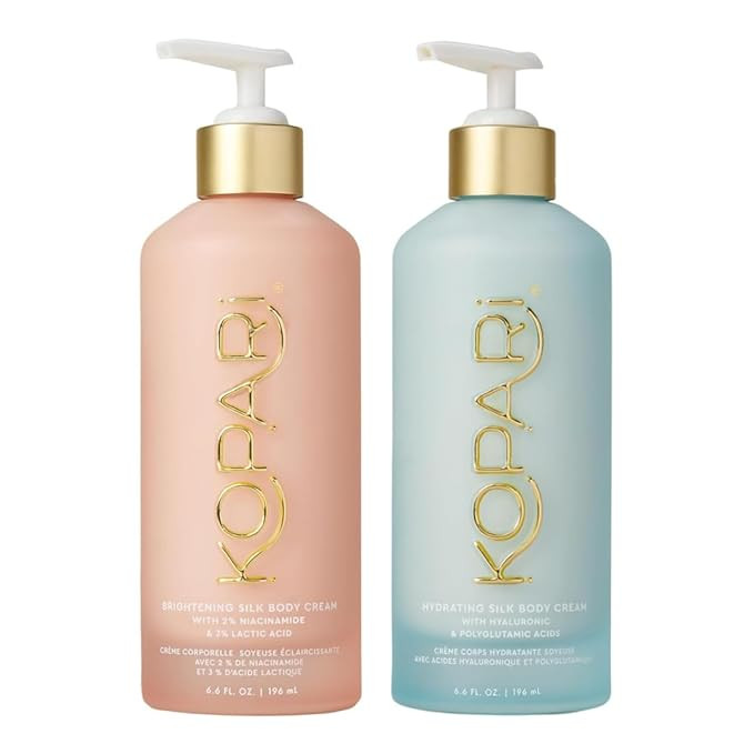 Kopari Silk Renewal Body Duo - Includes Brightening Silk Body Cream & Hydrating Silk Body Cream, ... | Amazon (US)