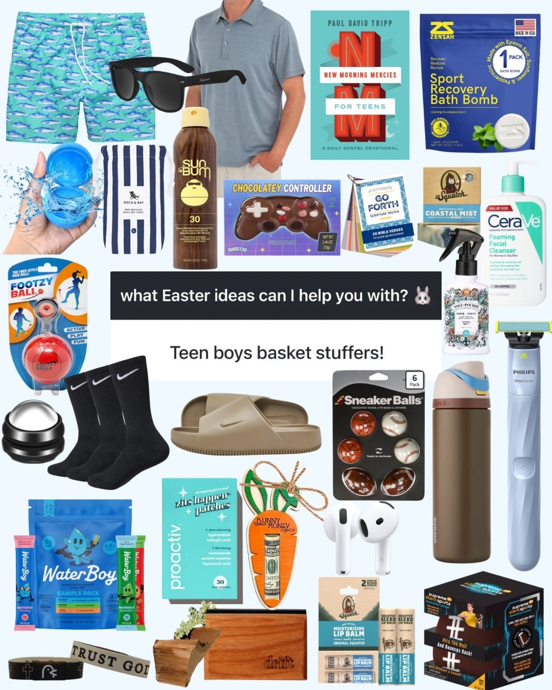Teen boy Easter basket stuffers that they’ll actually love 🐰💙

#LTKmomlife #LTKKids #LTKSeasonal