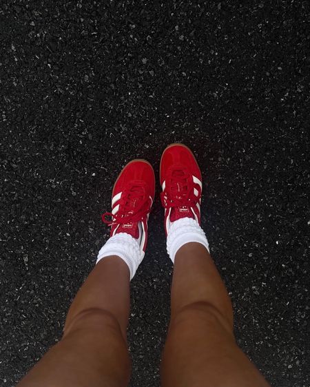 The perfect cherry red sneakers! Run tts ☁️🍒

#LTKshoecrush #LTKSeasonal #LTKstyletip
