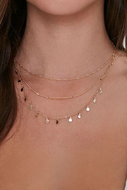 Disc Charm Layered Necklace | Forever 21 (US)