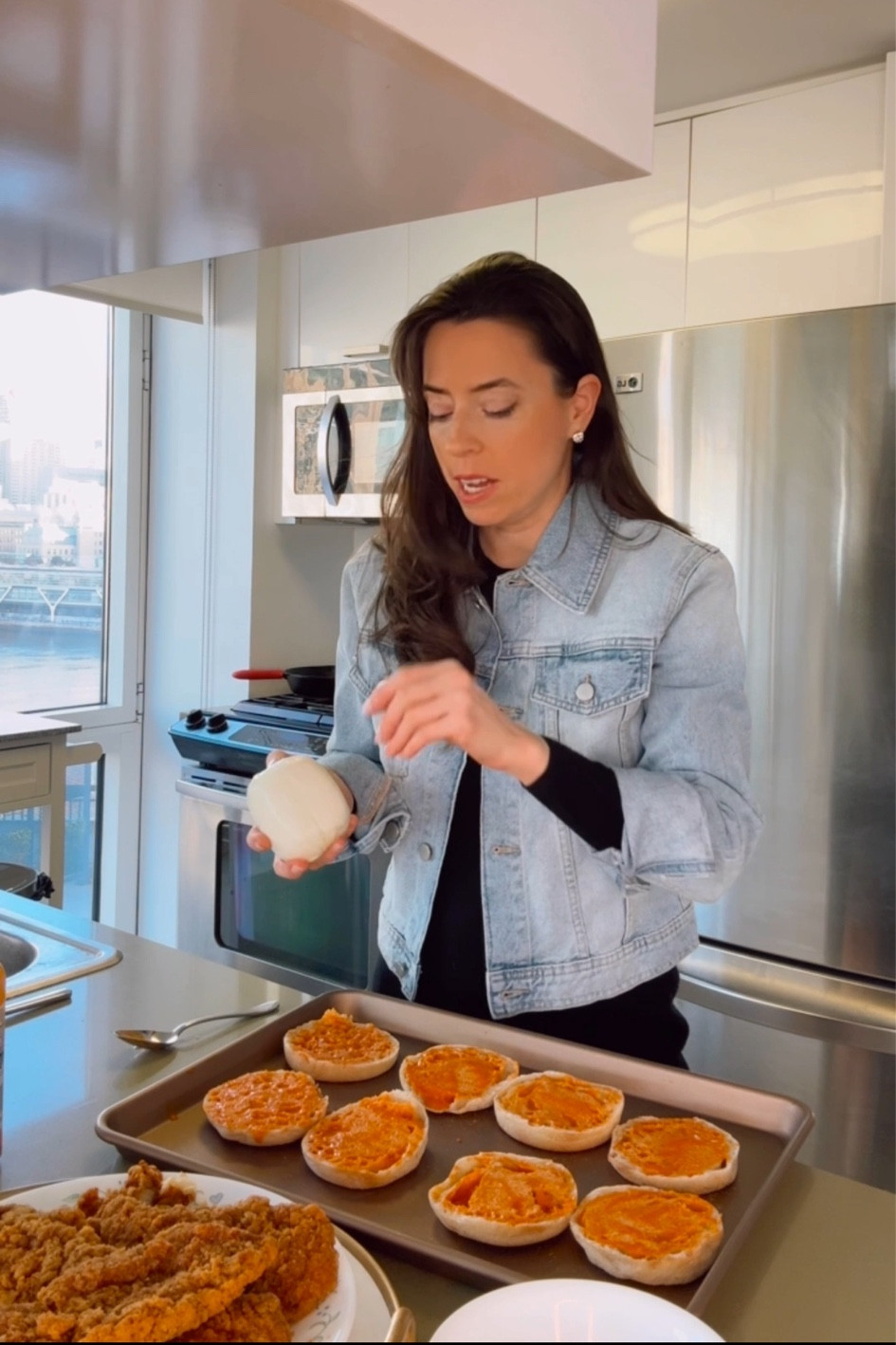 denim jacket, game day ! 