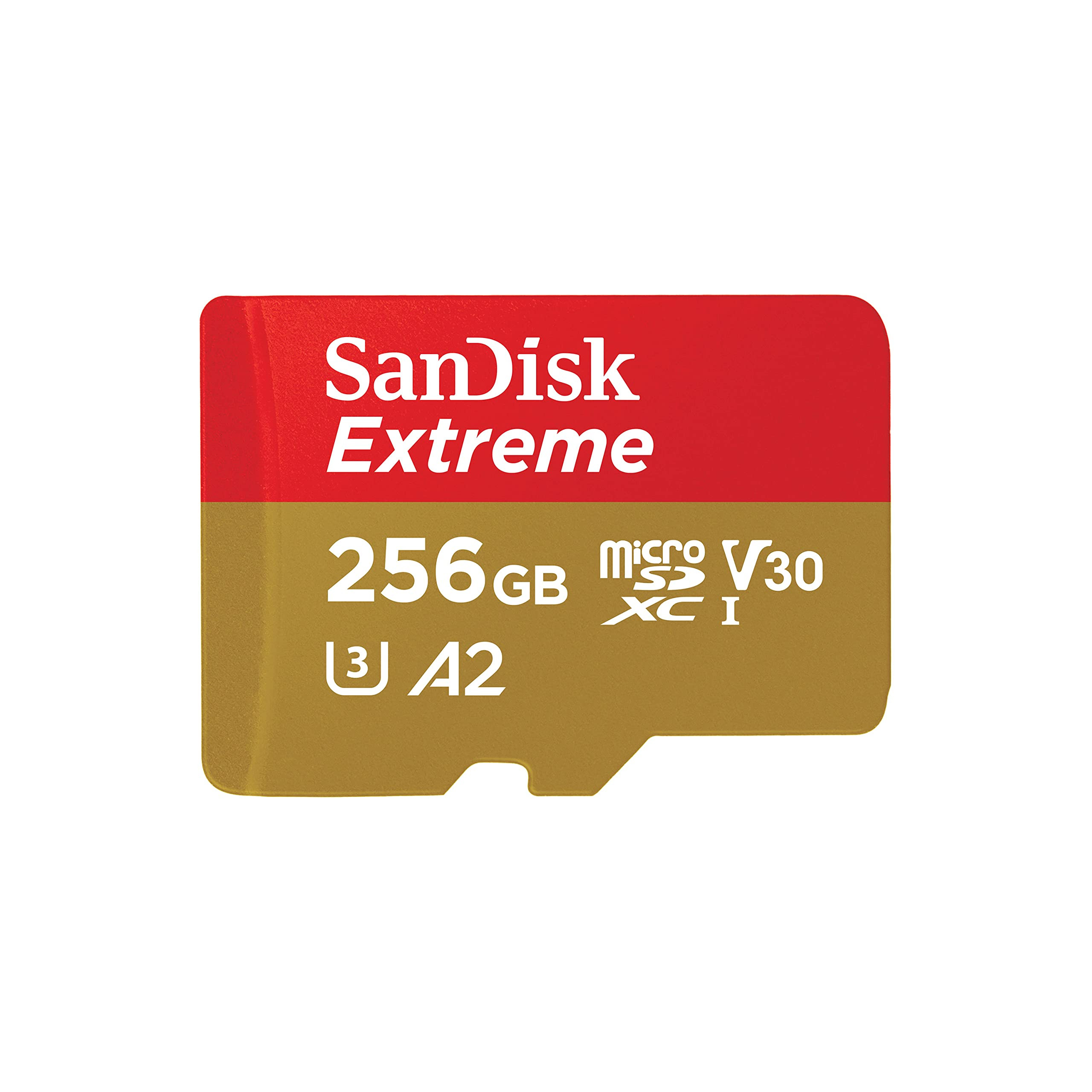 SanDisk 256GB Extreme microSDXC UHS-I Memory Card with Adapter - Up to 190MB/s, C10, U3, V30, 4K,... | Amazon (US)