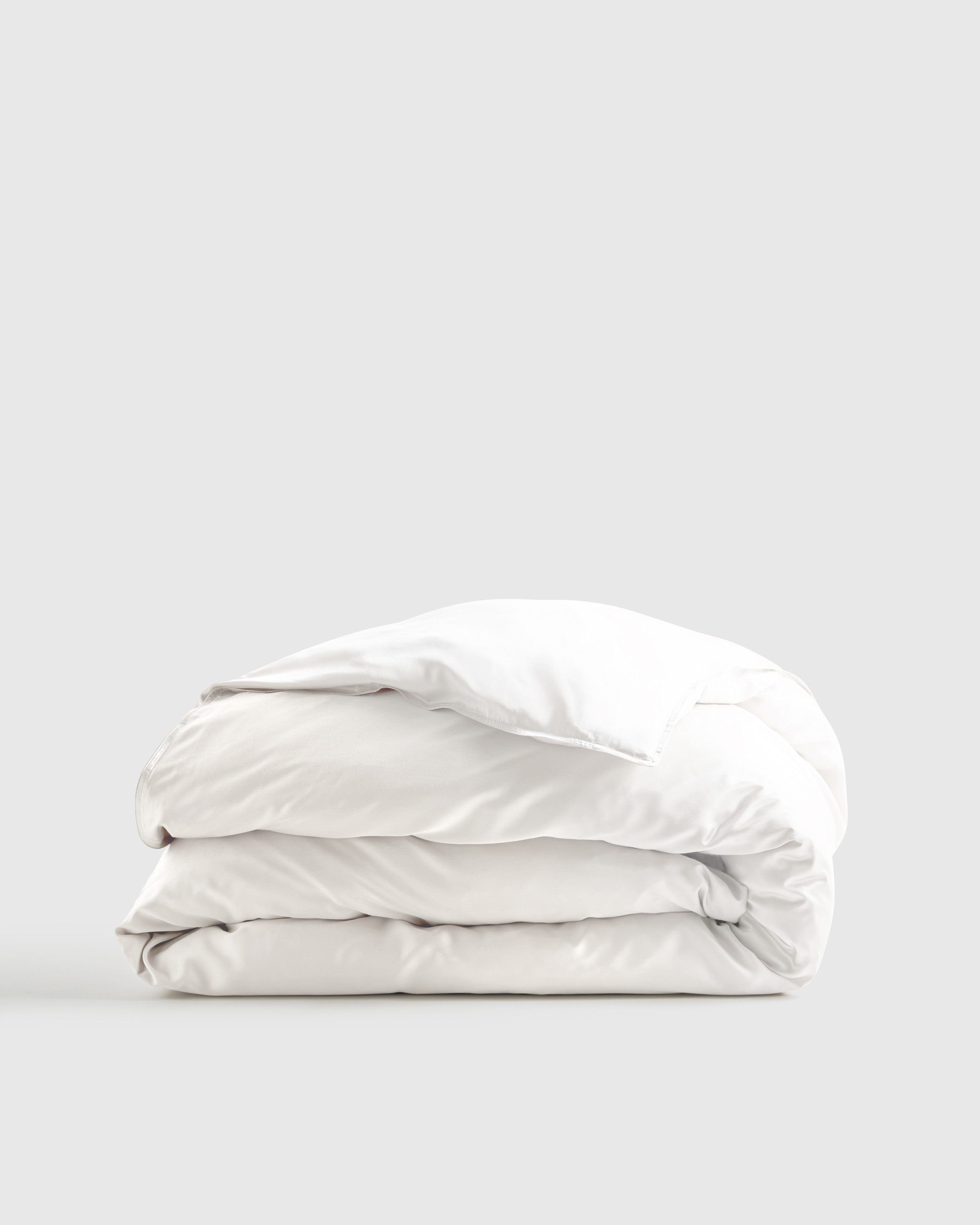 Quince | Bamboo Duvet Cover in White, Size King/Cal King, Bamboo Viscose | Quince