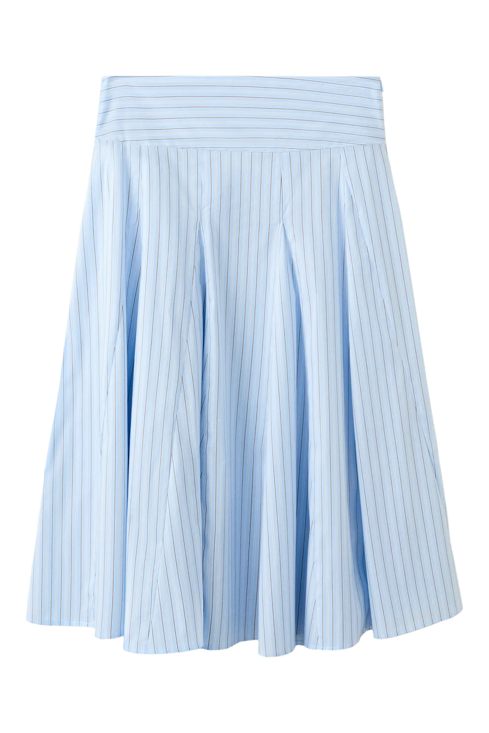 MANGO Striped Godet Midi Skirt (Women) | Nordstrom | Nordstrom