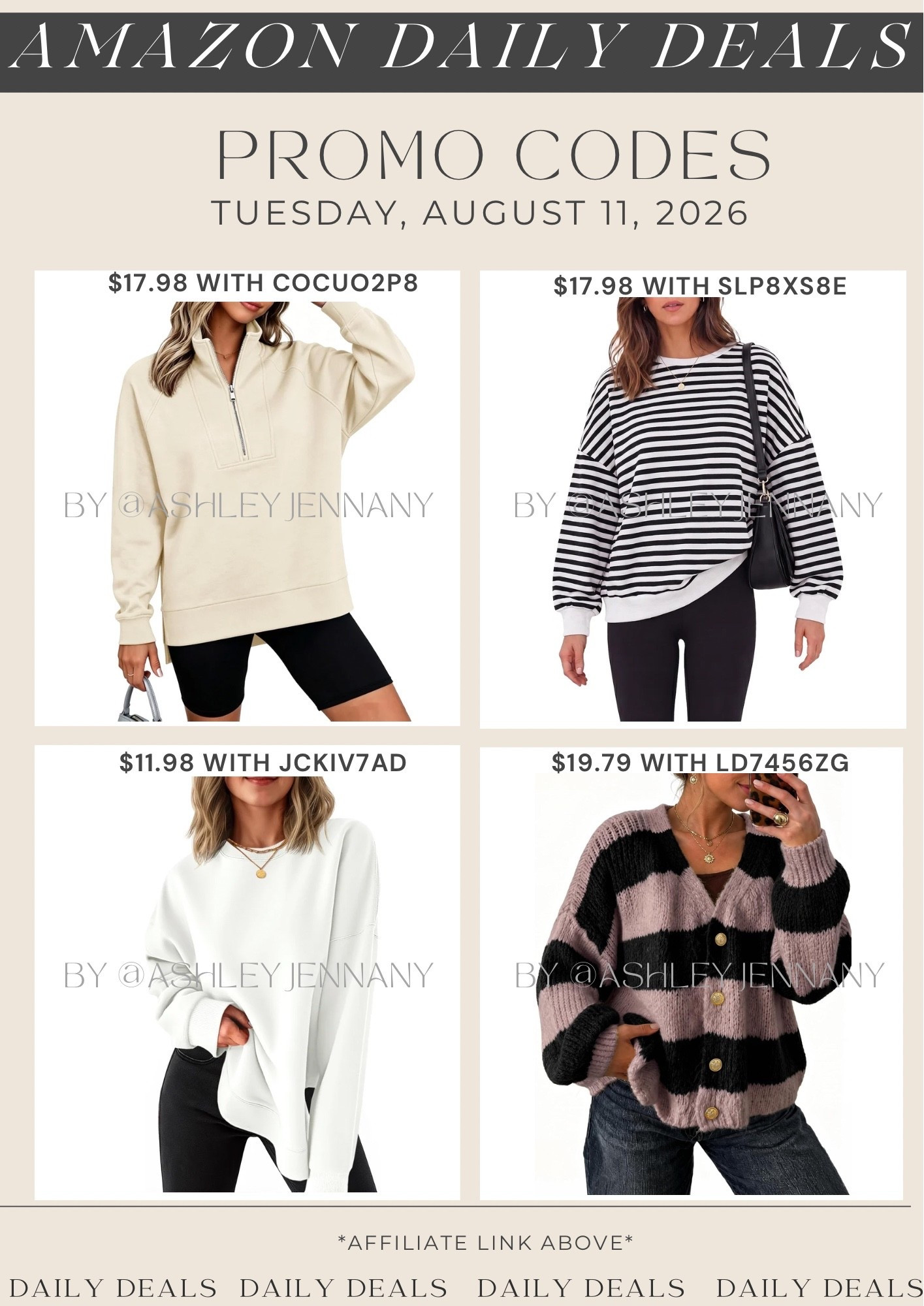 Amazon deals

#LTKSaleAlert #LTKMidsize #LTKSeasonal