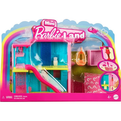 Barbie 1.5" Mini Land Doll House 2 with Funiture & Accessories | Target