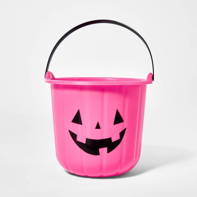 Pink Pumpkin Stackable Halloween Trick or Treat Pail - Hyde & EEK! Boutique™ | Target