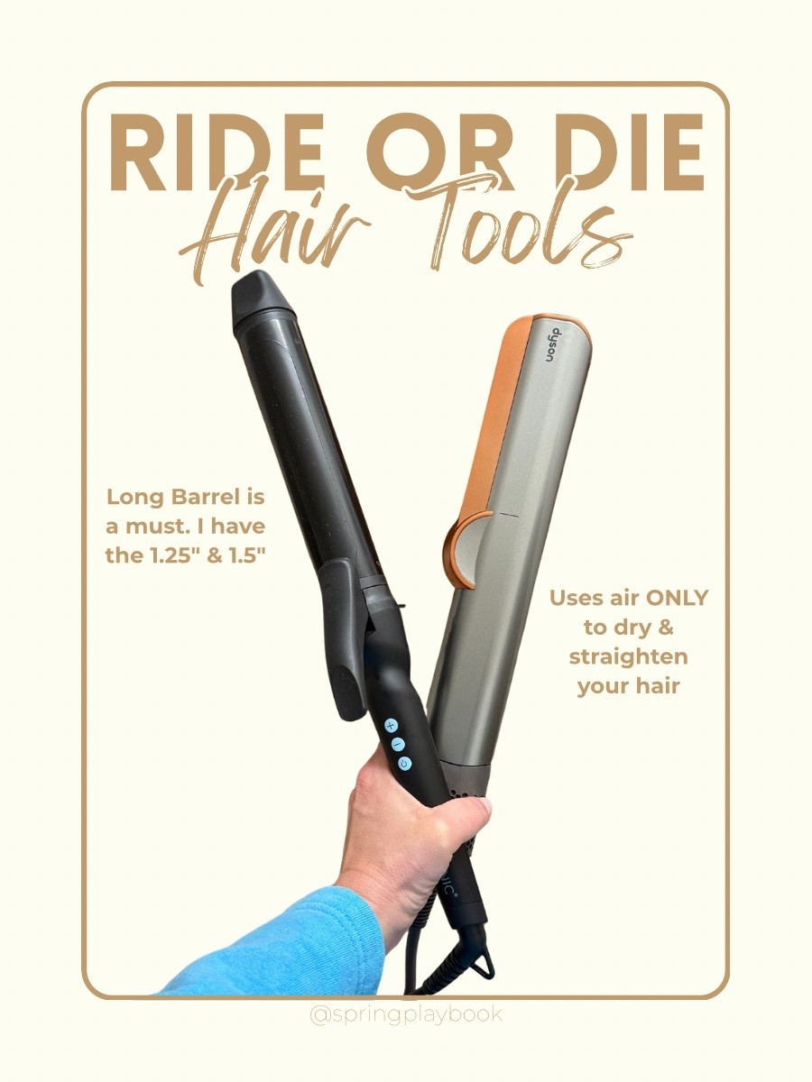 My FAVORITE hair tools are 20% off with code HAIRTOOLS20. 

The Dyson Airstrait was a game changer for my curly, frizzy hair. It keeps it straight and smooth in Florida heat/humidity, using air only technology. I’ve noticed my hair growing better because I’m seeing less heat damage and breakage. 

The BioIonic curling iron has a long barrel to help curl long hair faster. I have it in 2 sizes so I can achieve different curl styles. The clamp is smooth and doesn’t snag my hair as I work through my curls. 

Ulta hair tools

#LTKOver40 #LTKBeauty #LTKSaleAlert
