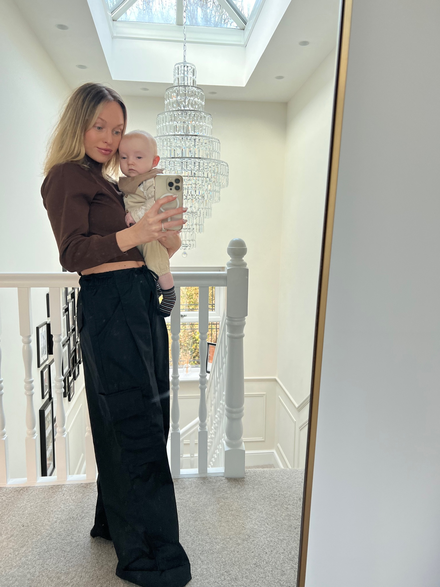 Minimal style, black wide leg trousers, turtleneck, brown knit turtleneck sweater, low rise wide leg trousers, tailored trousers, knitwear, spring looks, outfits inspo, new mum, office outfit ideas, h&m, Arket, cos, reformation 

#LTKeurope #LTKfit #LTKSeasonal