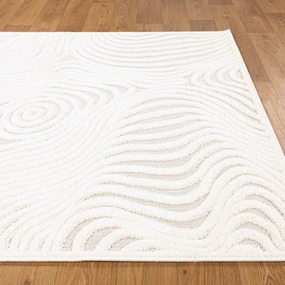 Modern Abstract Shapes Area Rug | Wayfair North America