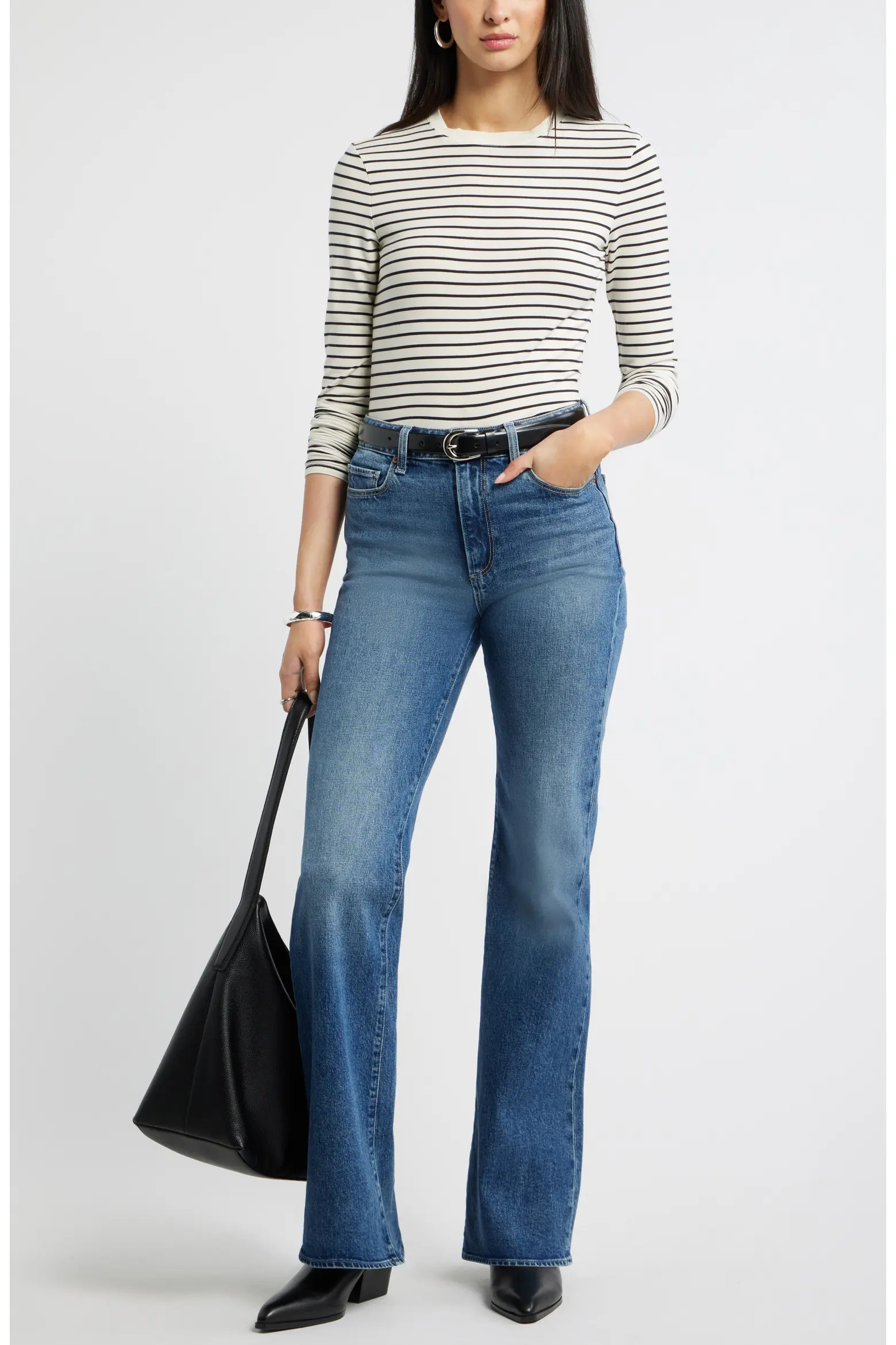 Long Sleeve Crewneck T-Shirt (Women) | Nordstrom | Nordstrom
