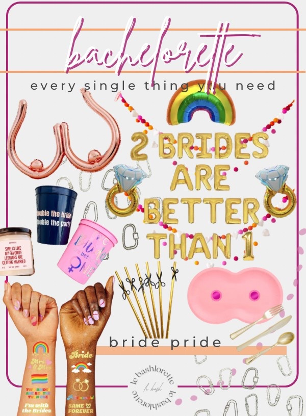 Bachelorette Party: Pride for the Brides 🌈 👩🏼‍❤️‍💋‍👩🏽✨🤍🏳️‍🌈🍾


#LTKPlusSize #LTKParties #LTKWedding