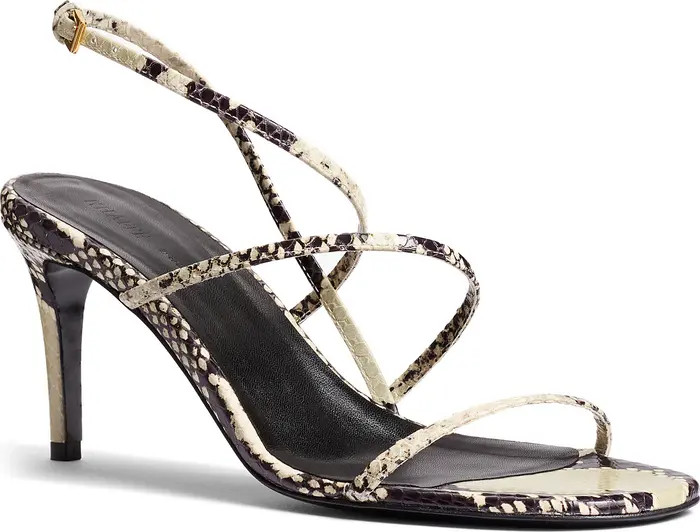 Khaite Loop Snakeskin Embossed Sandal (Women) | Nordstrom | Nordstrom
