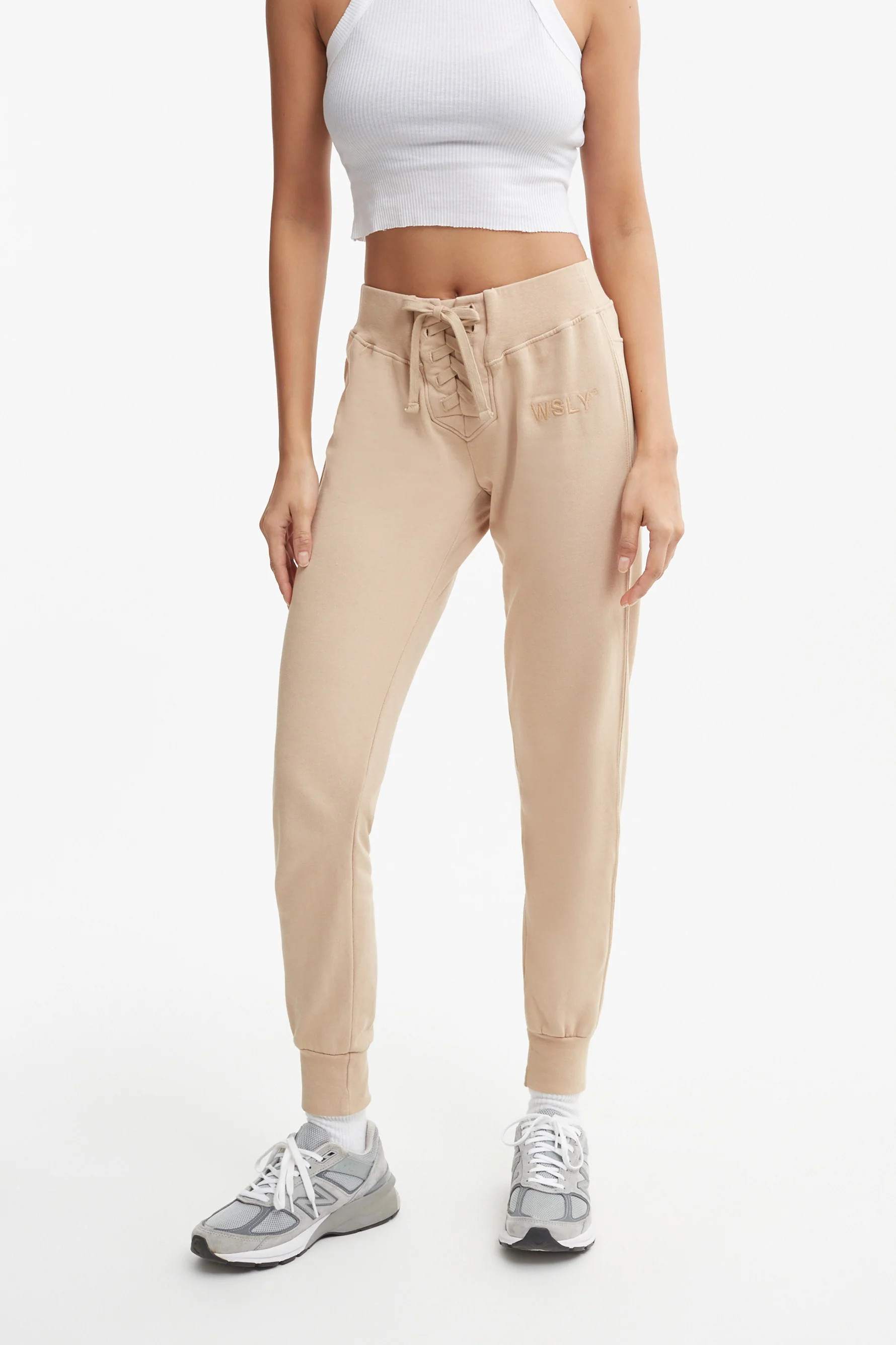 The Ecosoft Tie Up Jogger | Bandier