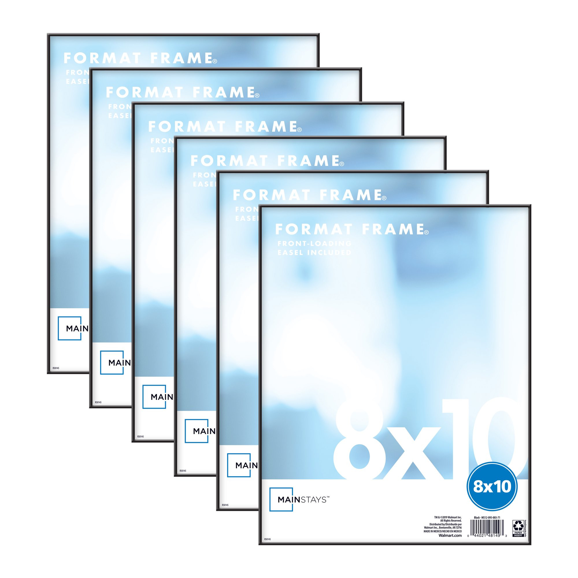 Mainstays 8" x 10" Format Picture Frame, Set of 6 | Walmart (US)
