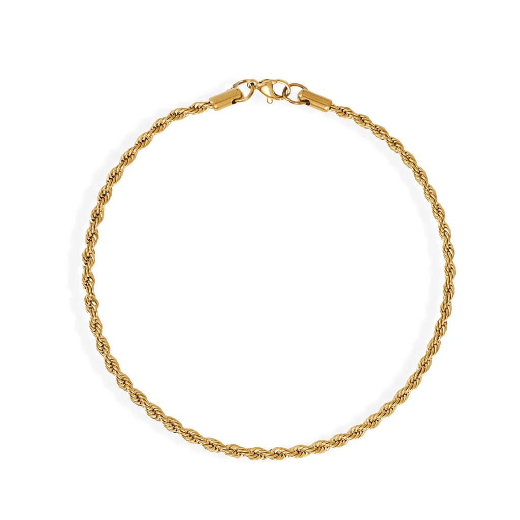 Ellie Vail - Tate Rope Chain Anklet | Ellie Vail Jewelry