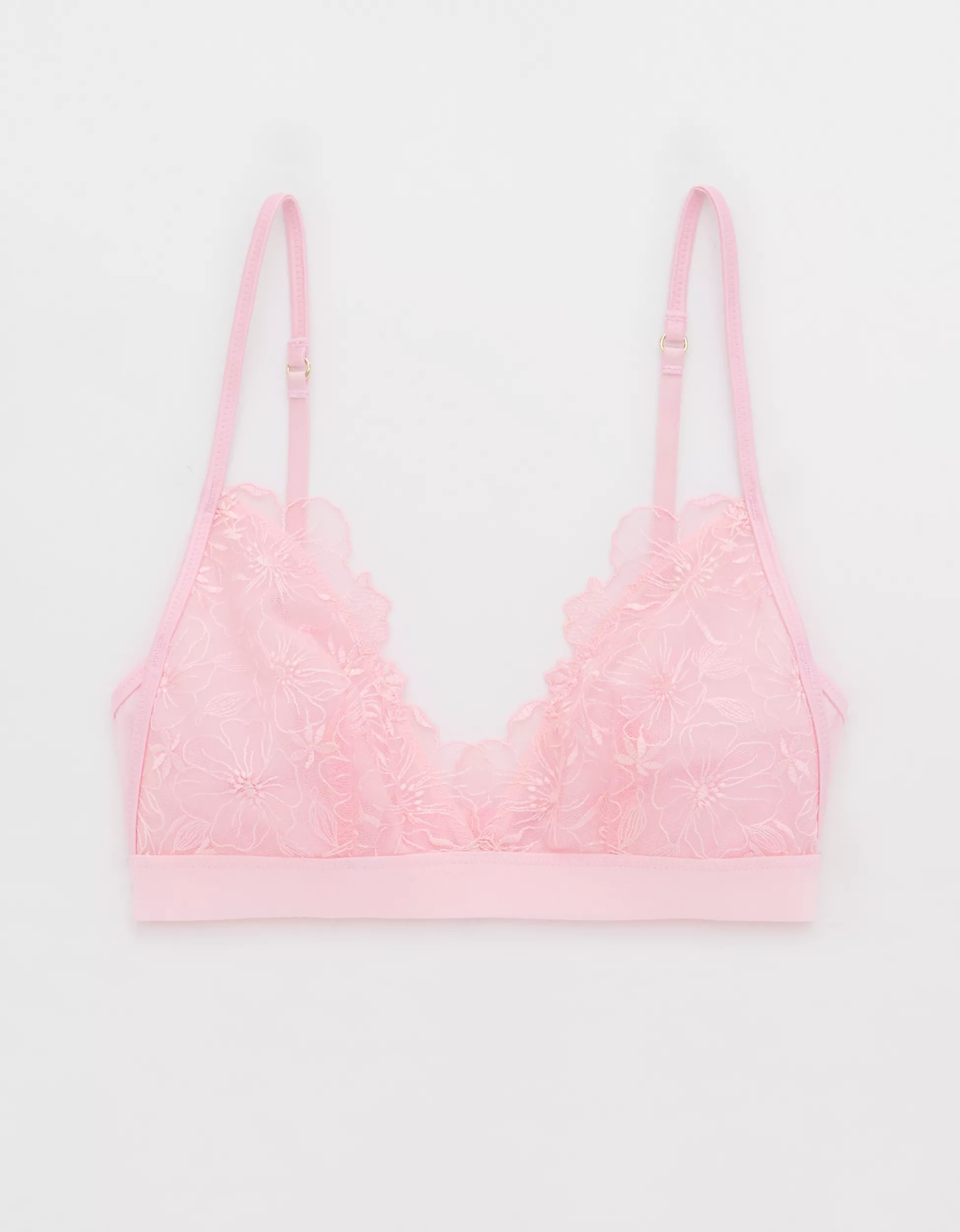 Show Off Embroidery Triangle Bralette | Aerie