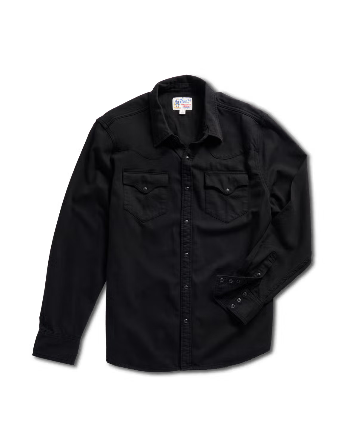 Men's Denim Long Sleeve Pearl Snap | Tecovas | Tecovas