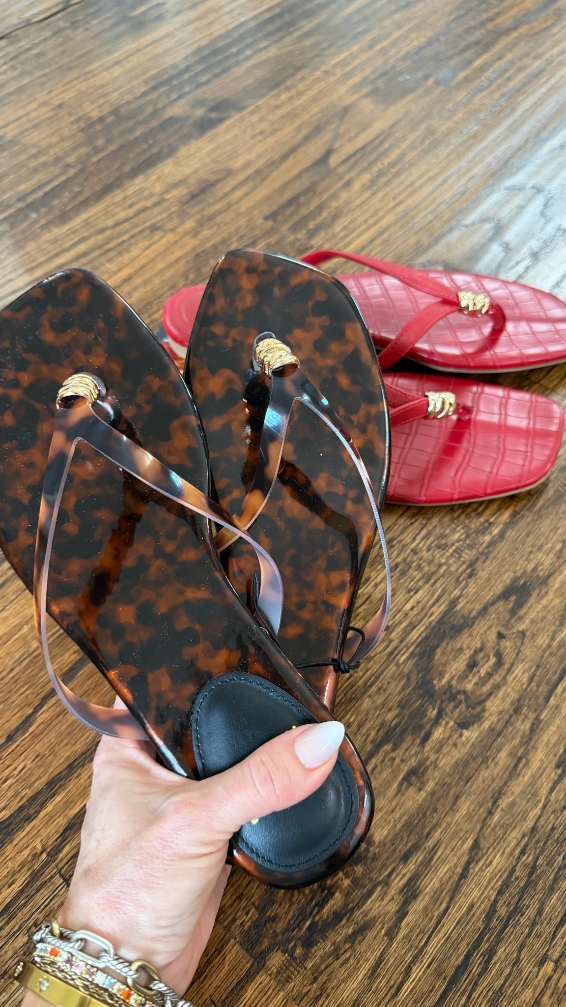 Look for less sandals with embellishment memory foam and so chic.

#LTKootd #LTKgrwm #LTKdayinmylife