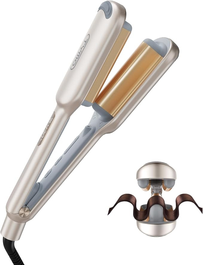 TYMO ROVY Curling Iron, 3 Barrel, 1 Inch, Ceramic Coating, Dual Voltage, Anti-Scald | Amazon (US)