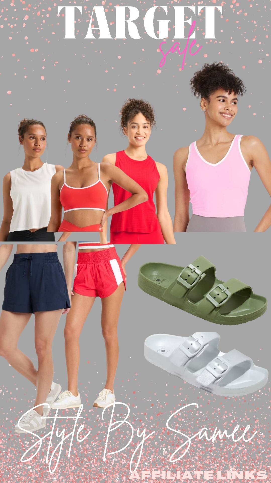 🚨🚨 Target Sale 🚨🚨 Their Athleisure for summer is 🫶🫶 

Target | sale | Memorial Day | MDW | tank | shorts | slides | sandals 

#LTKFindsUnder50 #LTKActive #LTKSaleAlert
