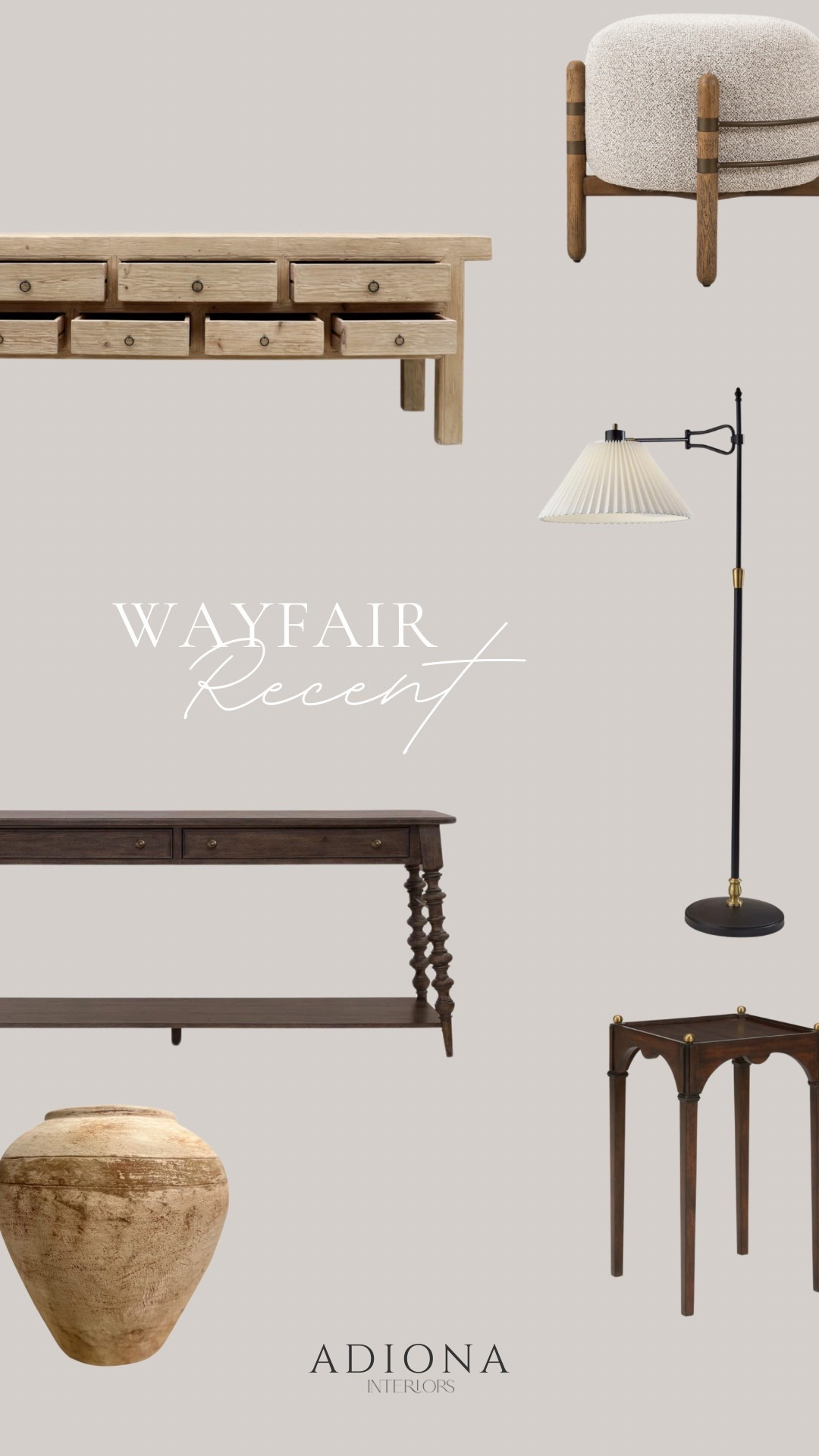 Wayfair recent finds

console table, floor lamp, accent table, coffee, table, planter, vase, home finds, furniture, home decor 

#LTKHome #LTKSeasonal #LTKSummerEdit