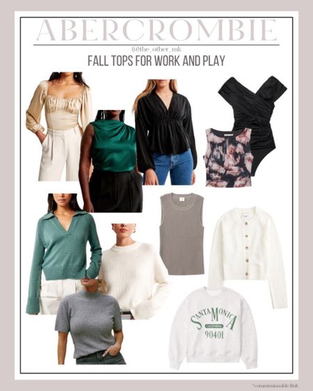 Fall tops for work and play from Abercrombie! 



#LTKstyletip #LTKworkwear #LTKSeasonal