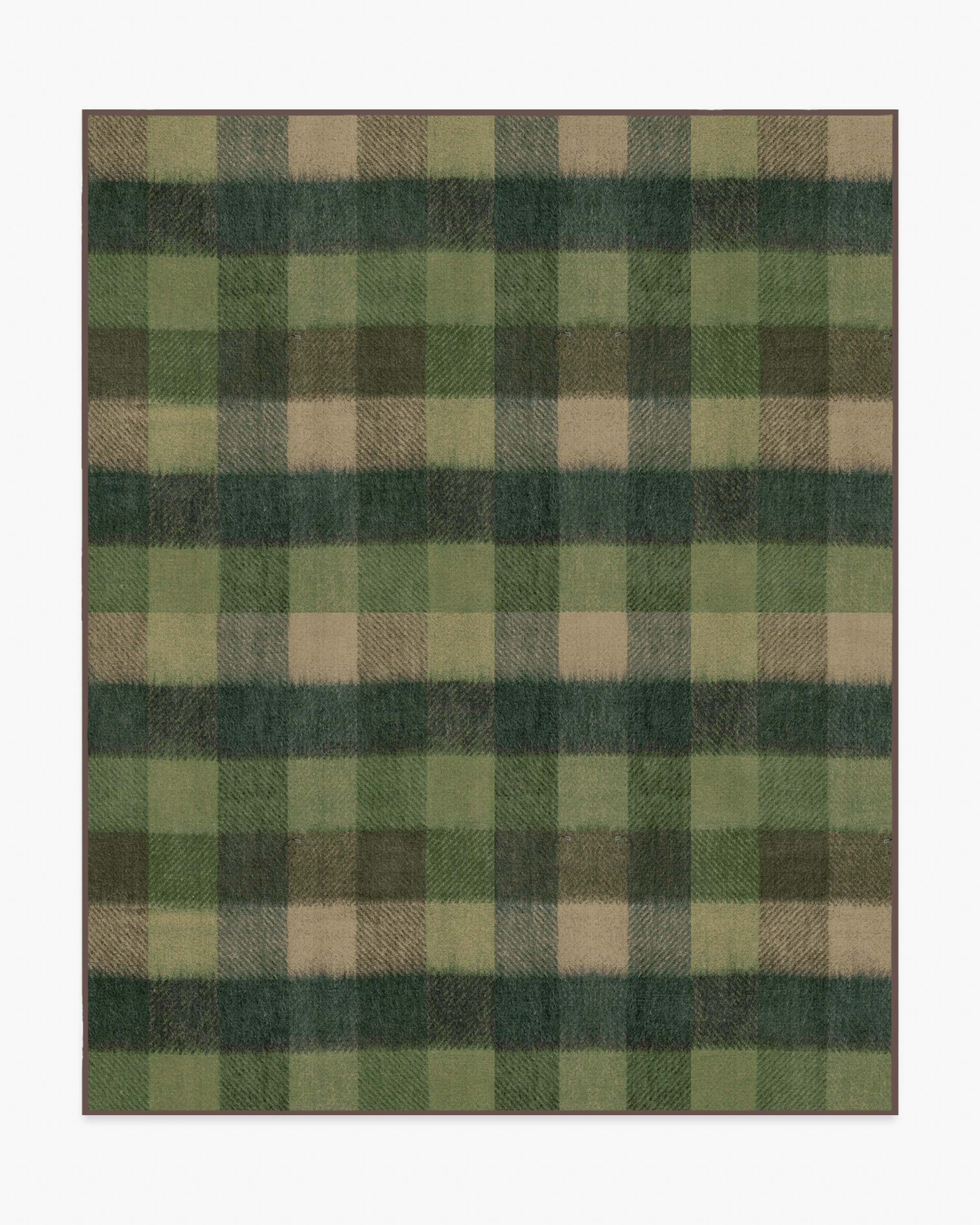 Tallitha Green & Tan Rug | Ruggable