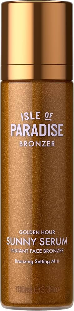 Isle of Paradise Sunny Serum Instant Bronzing Setting Mist- Golden Hour, Hydrating & Illuminating... | Amazon (US)