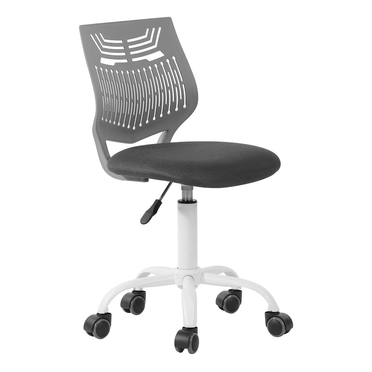 FurnitureR Task Chair Teens Desk Chair with Adjustable Height & Swivel, Dark Grey - Walmart.com | Walmart (US)