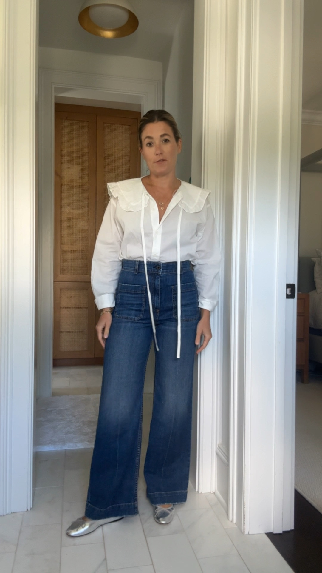 Obsessed with these new jeans. Wearing a 27!