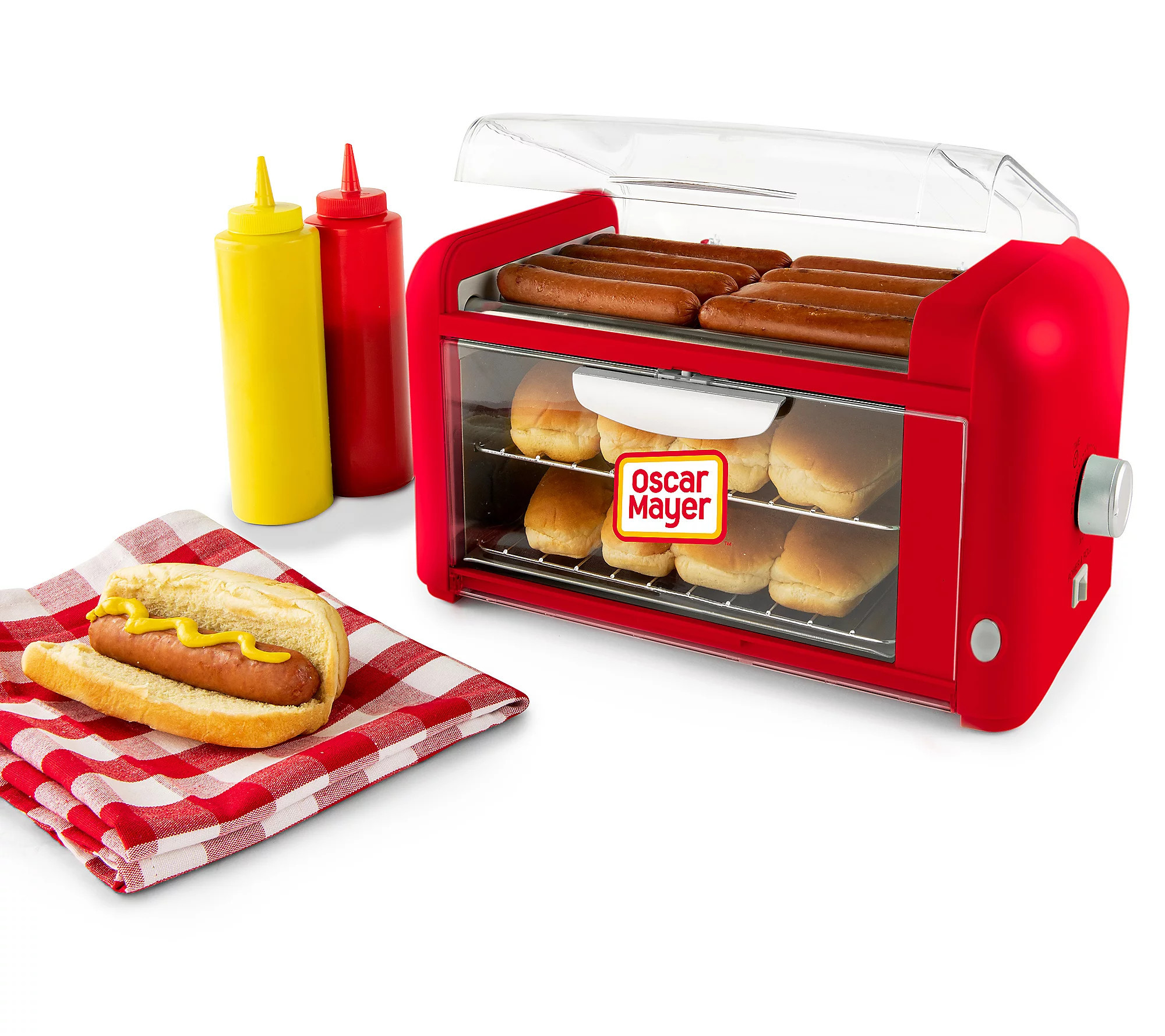 Nostalgia Oscar Mayer Hot Dog Roller & Bun Warm er | QVC