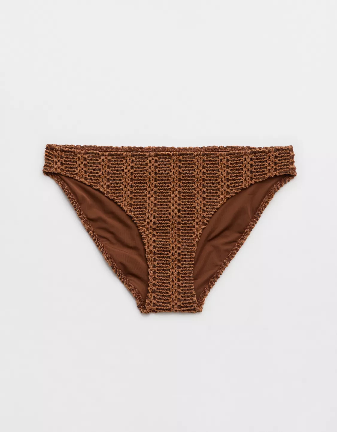 Aerie The Classic Cloudweave Crochet Bikini Bottom | American Eagle Outfitters (US & CA)