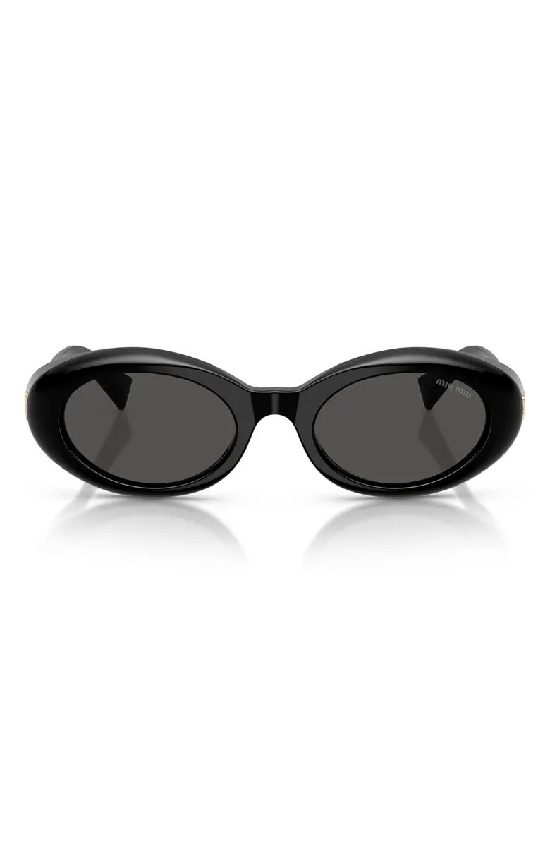 Miu Miu 52mm Oval Sunglasses | Nordstrom | Nordstrom