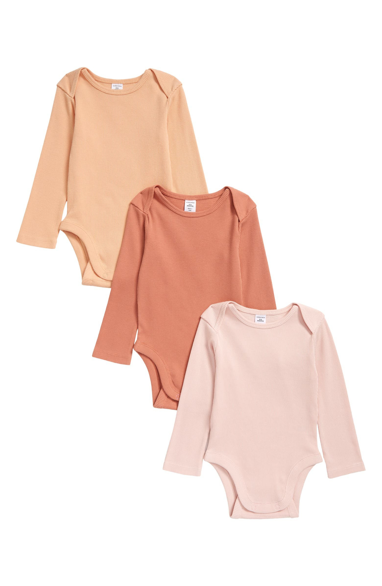 Grow with Me 3-Pack Adjustable Bodysuits | Nordstrom | Nordstrom
