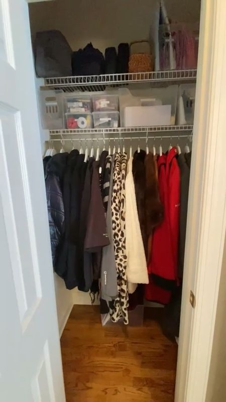 Coat closets aren’t just for coats! We maximized this space to house gift wrap, blankets, office supplies & crafts! ✨
.
.
@thecontainerstore 
@amazon
.
.
.
#newmonth #december #holidays #closetstorage #closets #goals #closetorganization #closetideas #coatcloset #organizationideas #specialeducationday #reels #reelsofdecember #reelsofinstagram #instagramreels #thecontainerstore #amazon #organizationtips #closetorganization #craftstorage #wrappingpaper #officesupplies #usefultips

#LTKfamily #LTKfit #LTKSeasonal