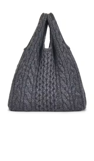 Oma Cable Tote in Graphite | Revolve Clothing (Global)