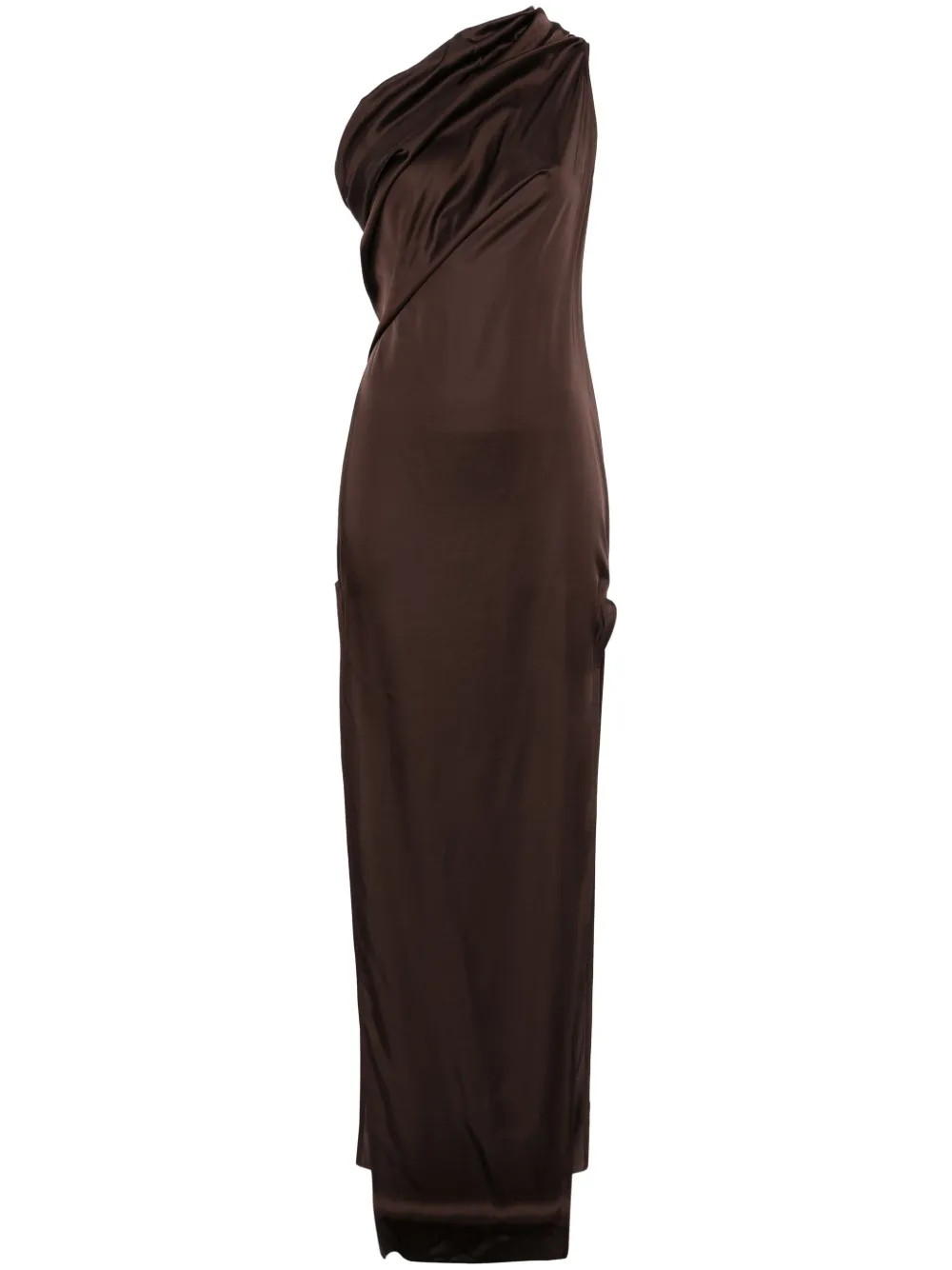 Rick Owens Athena Arrowhead Maxi Dress | Brown | FARFETCH BR | Farfetch (BR)